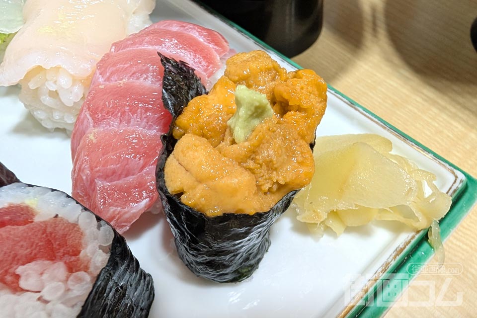 いち川「特上寿司」うに軍艦