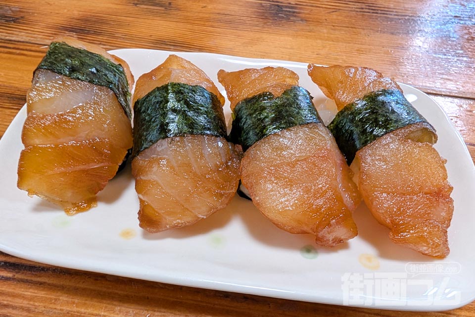 巴寿司「ぶだい赤づけ寿し」