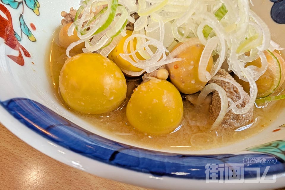 れすとらん比内どり「比内地鶏モツ味噌煮」