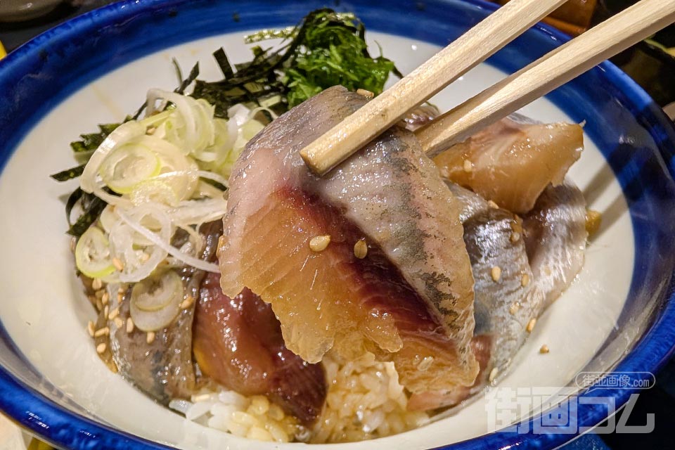 廣半「入梅いわしおまかせ御膳」入梅いわしの漬け丼