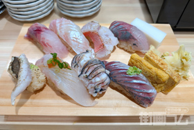 小田原・早川漁港「すし海攻」！仲買直営の立ち食い寿司で朝どれ地魚