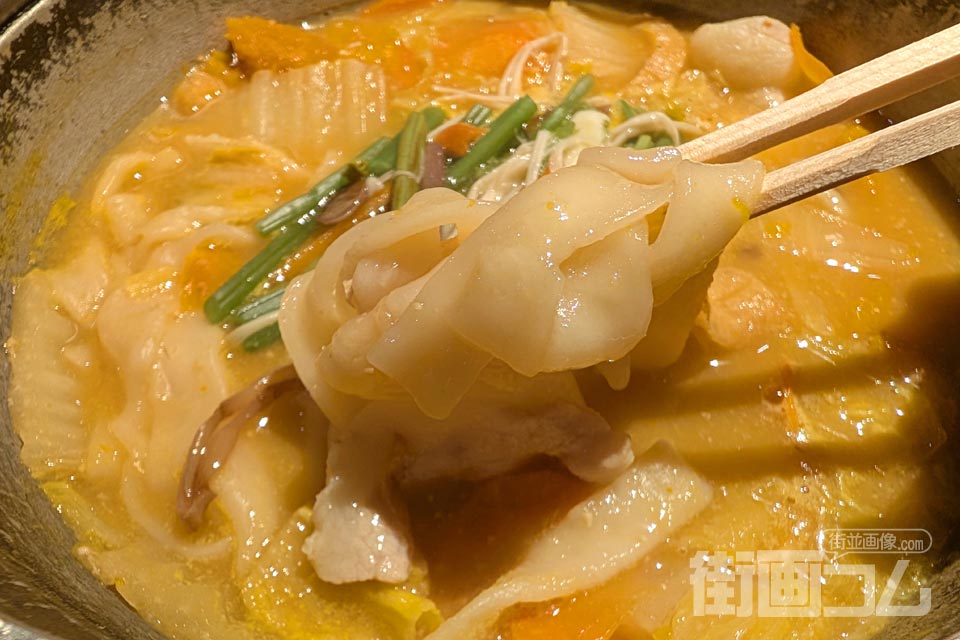 信玄「鮑の煮貝ほうとう定食」