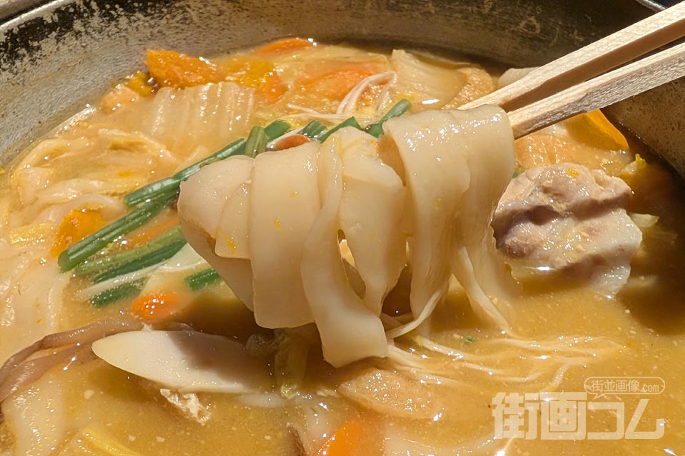 信玄「鮑の煮貝ほうとう定食」