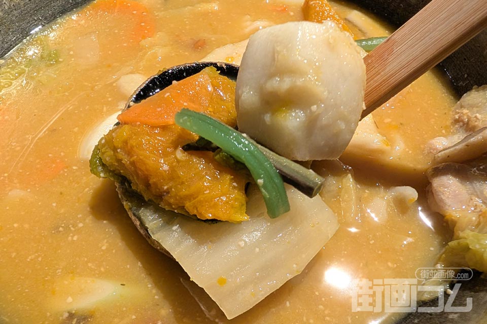 信玄「鮑の煮貝ほうとう定食」