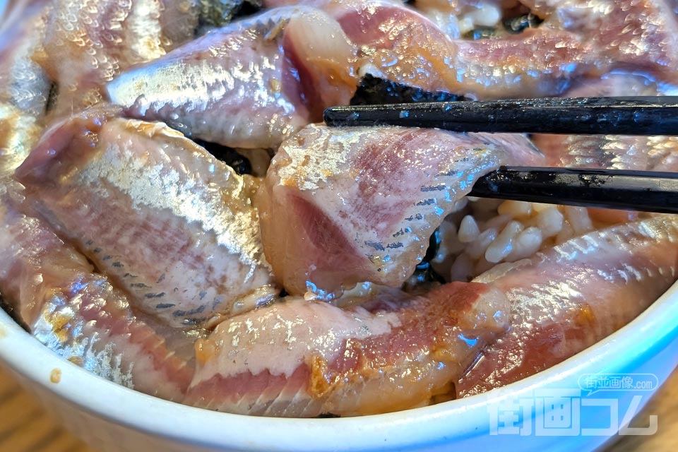 香海「いわし鉄火丼」