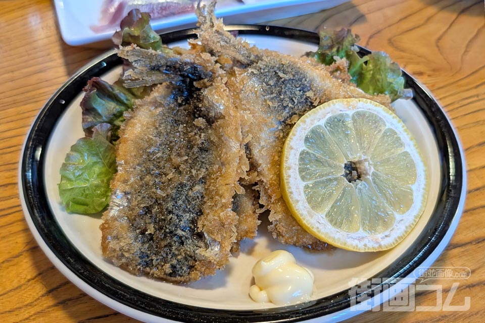 香海「いわしフライ」