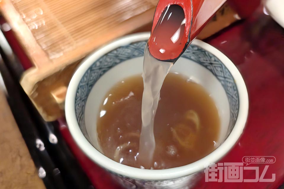 小嶋屋総本店「天へぎ:蕎麦湯」