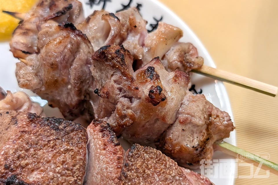 まこちゃん本店「やきとん：ハラミ（横隔膜）」