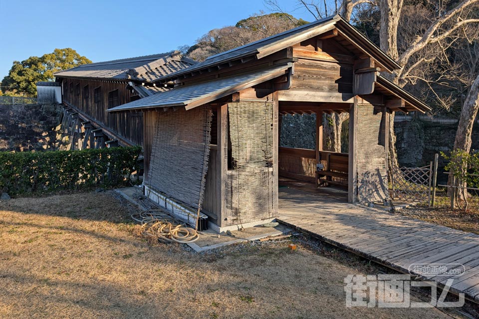 西の丸側から「御橋廊下」入口