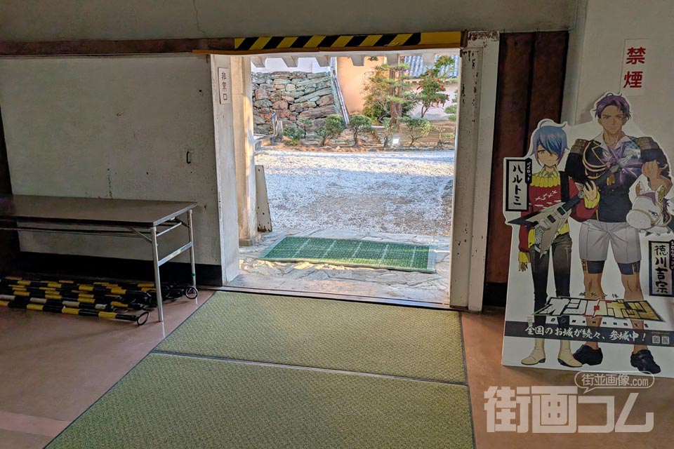 和歌山城連立式天守内の出口