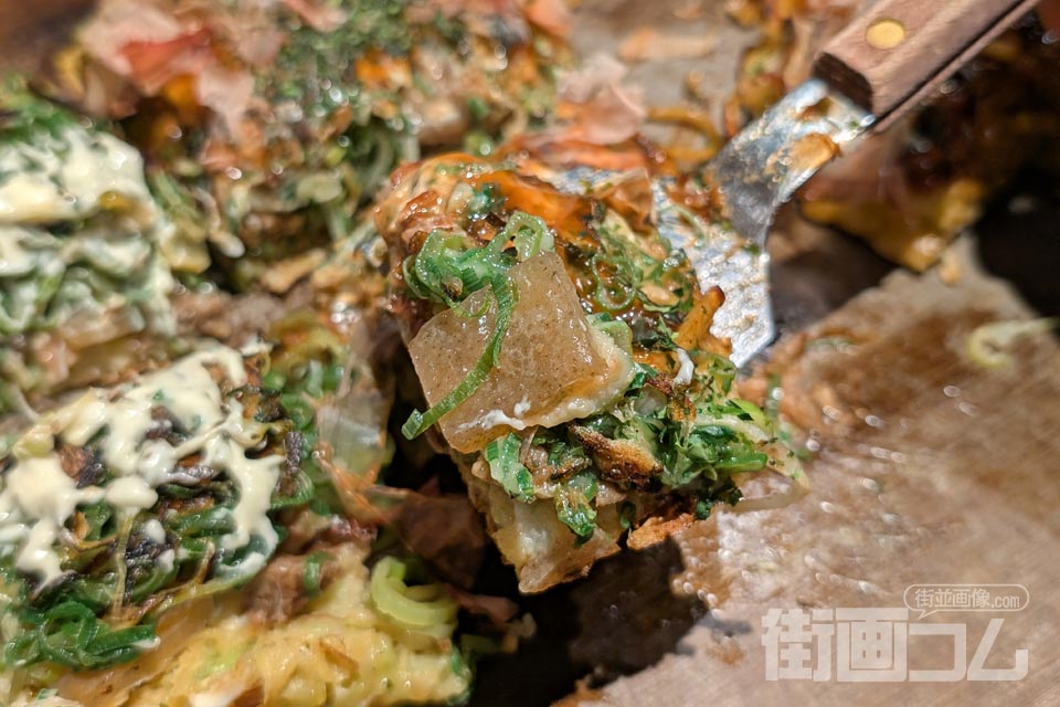 すじこんねぎ焼き（ソース部分）