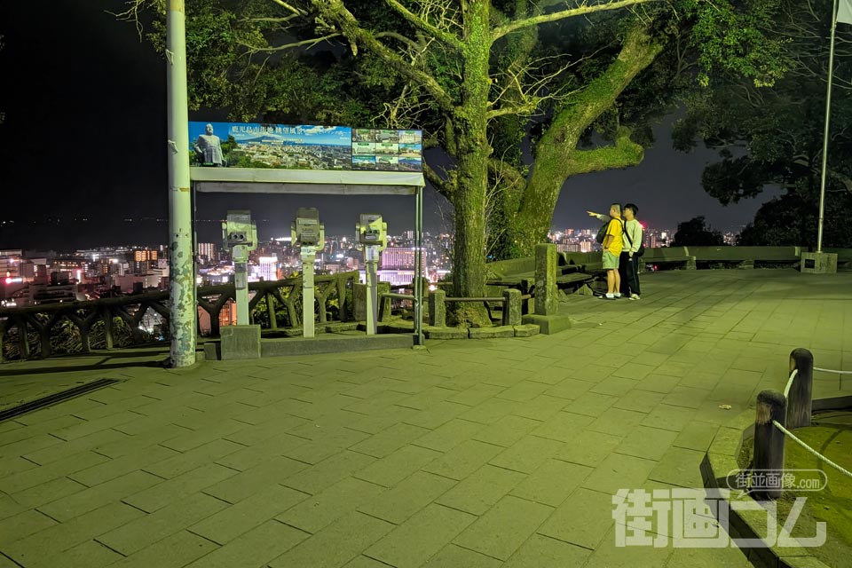 城山公園展望台（夜）