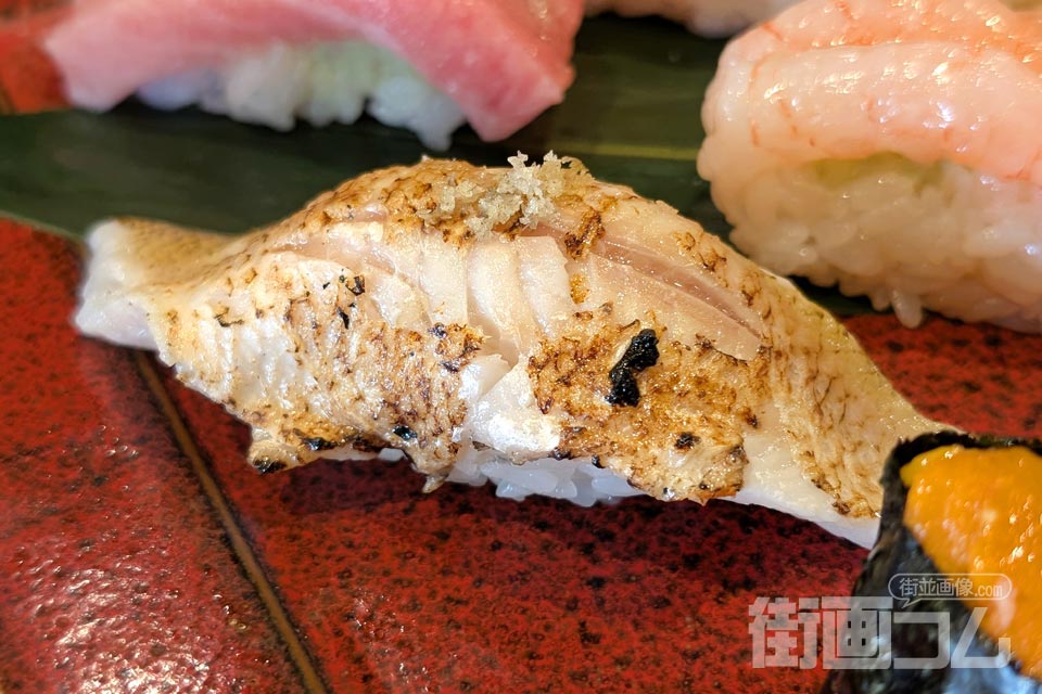 特上にぎり「極み」：のどぐろ