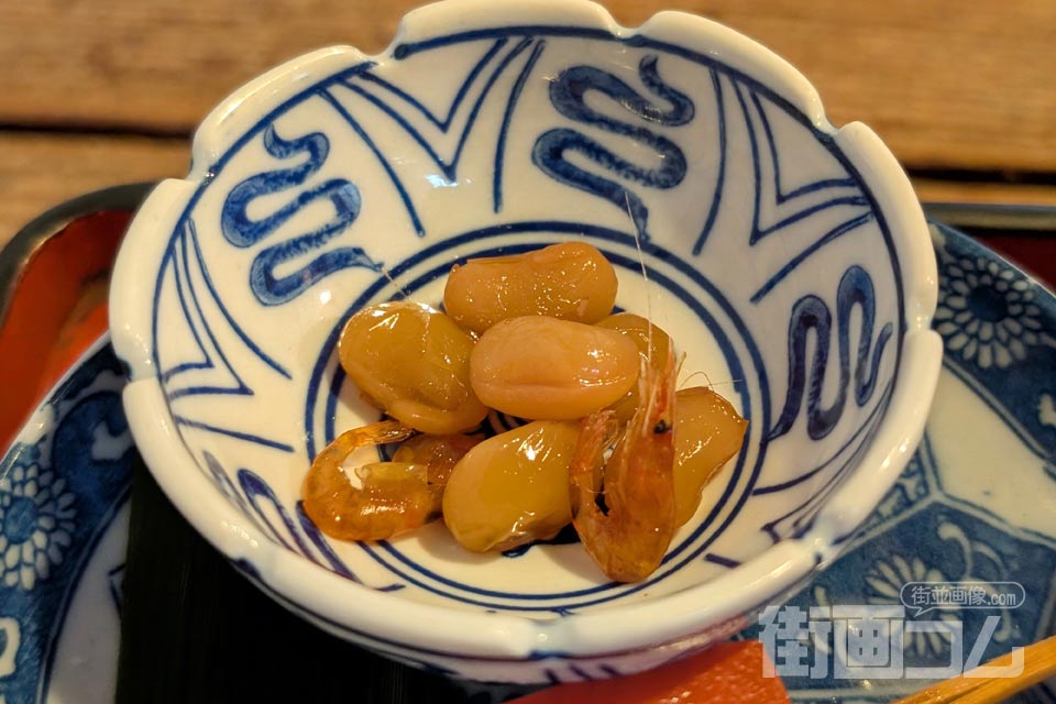 お膳セット鯖街道：えび豆煮