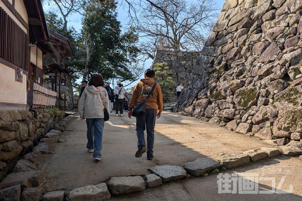 時報鐘の手前