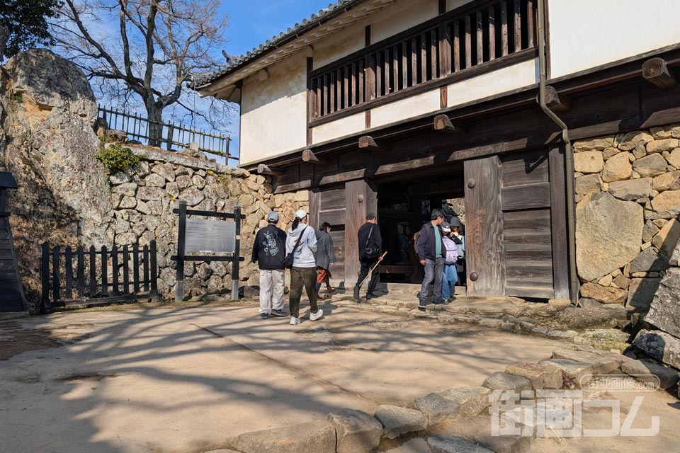 重要文化財「太鼓門櫓（たいこもんやぐら）」