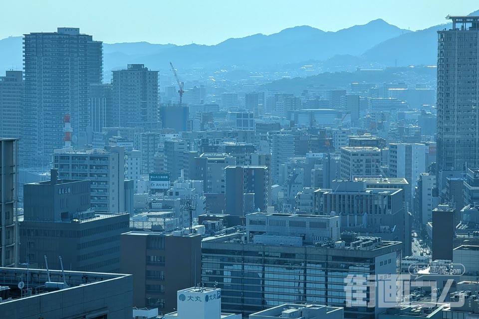 神戸市役所24F:展望ロビー(海側)から西側拡大