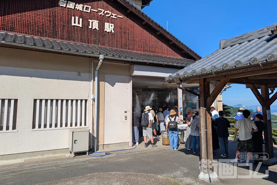 岩国城ロープウェー山頂駅の駅舎