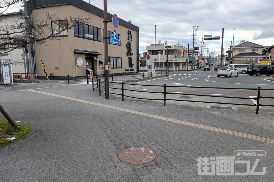 三重県鈴鹿市A001マンホール蓋の設置場所