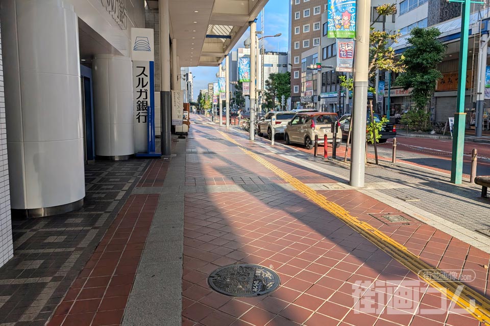 神奈川県平塚市A001マンホール蓋の設置場所