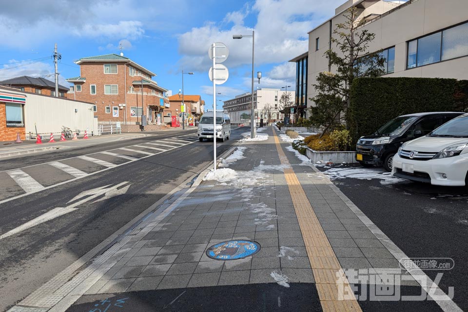 宮城県多賀城市B001マンホール蓋の設置場所