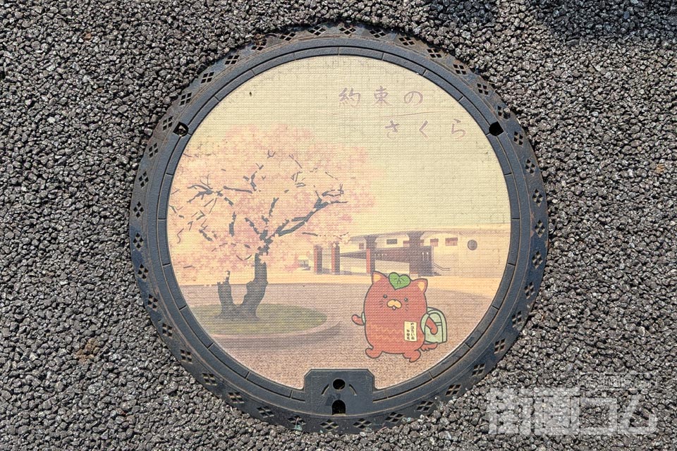 山梨県甲斐市B001マンホール蓋