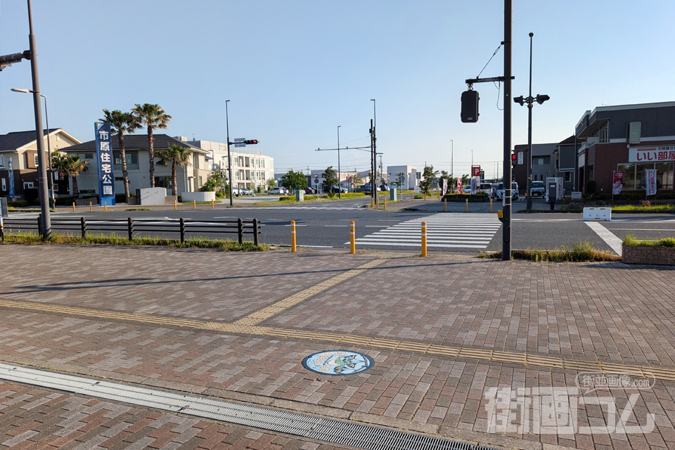 千葉県市原市A001マンホール蓋の設置場所