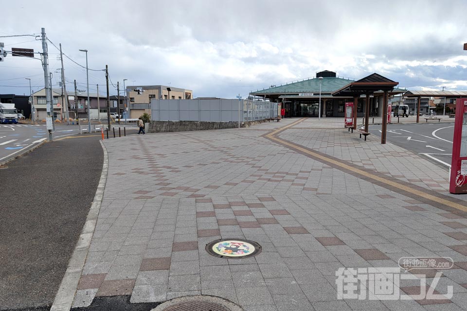 茨城県常陸太田市A001マンホール蓋の設置場所