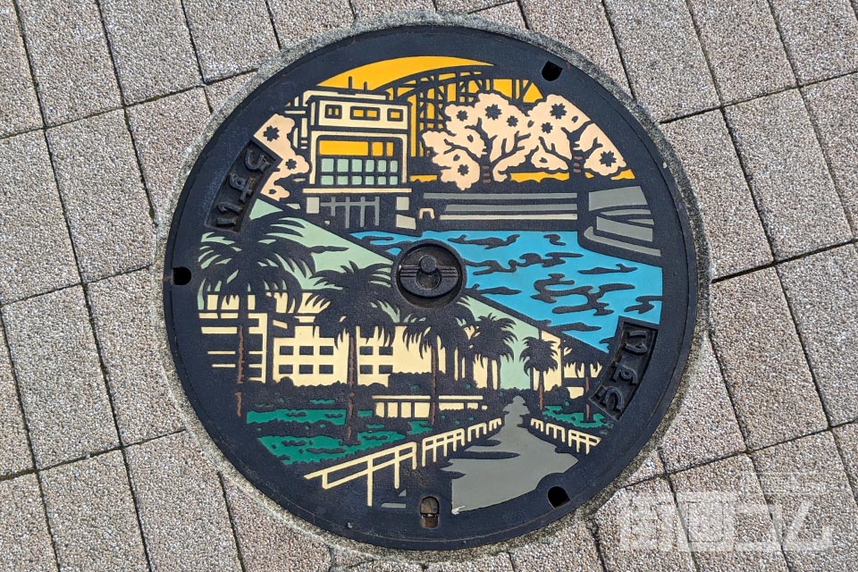 千葉県浦安市A001マンホール蓋