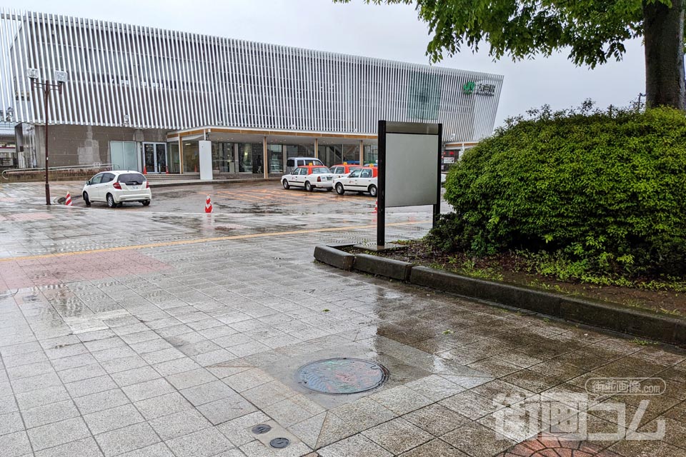 秋田県大仙市A001マンホール蓋の設置場所
