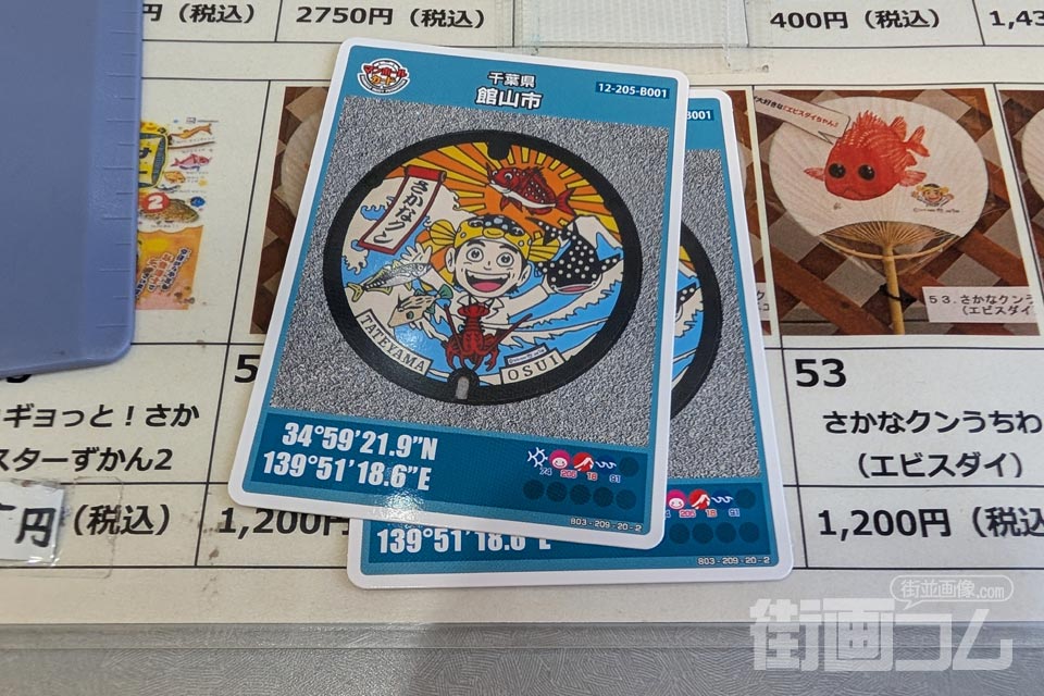 千葉県館山市B001マンホールカード