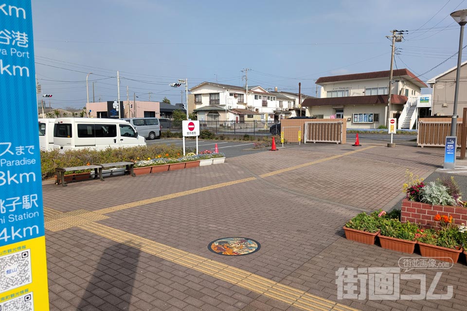 千葉県館山市B001マンホール蓋の設置場所