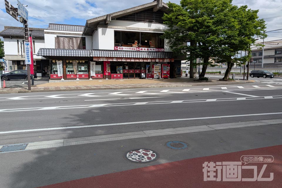 長野県上田市A001マンホール蓋の設置場所