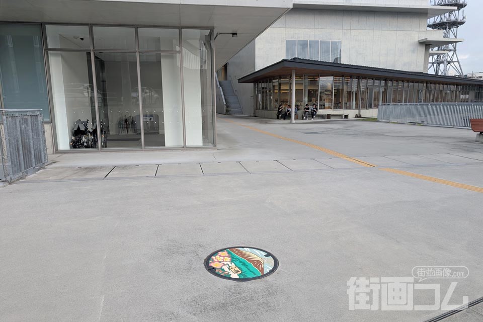 長野県小諸市B001マンホール蓋の設置場所