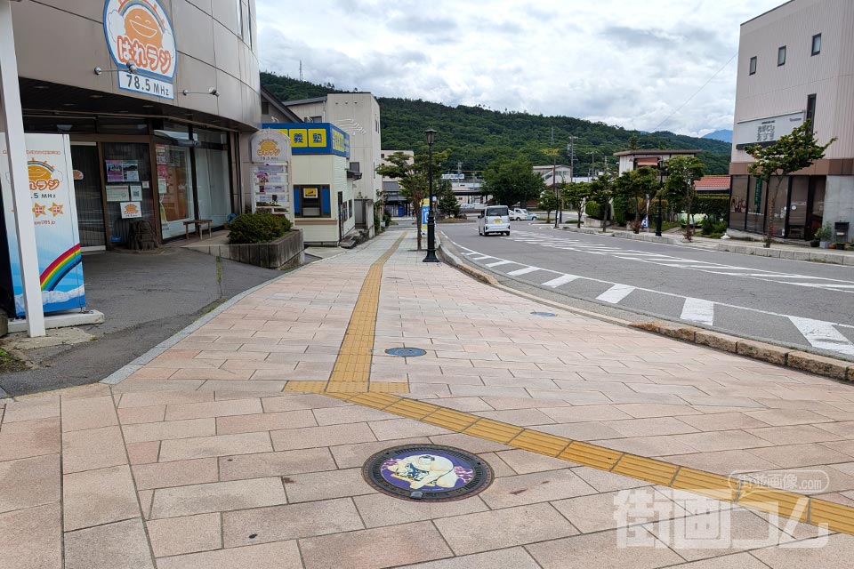 長野県東御市A001マンホール蓋の設置場所