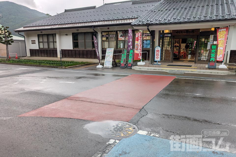 長野県上田市B001マンホール蓋の設置場所