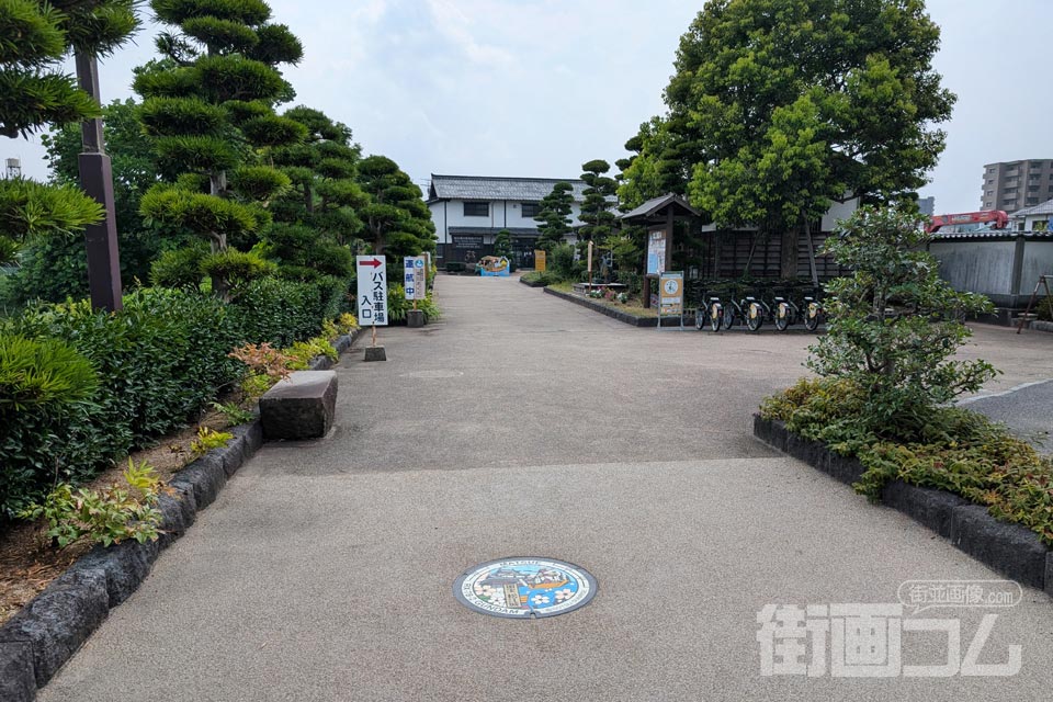 島根県松江市A001マンホール蓋の設置場所
