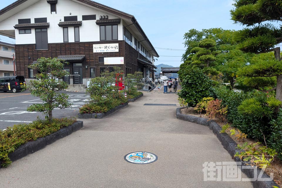 島根県松江市A001マンホール蓋の設置場所