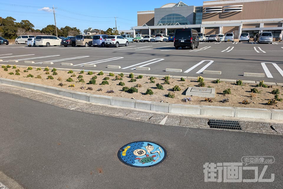 千葉県長生村A001マンホール蓋の設置場所