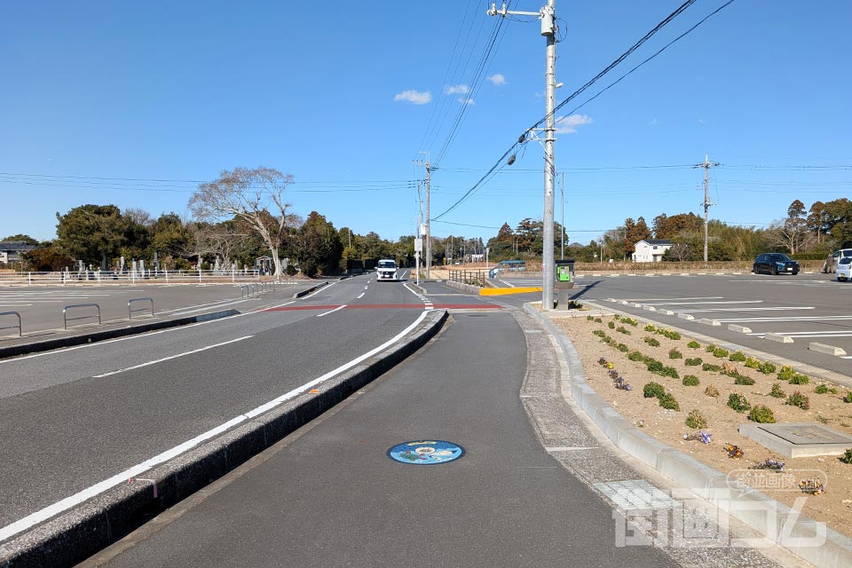 千葉県長生村A001マンホール蓋の設置場所