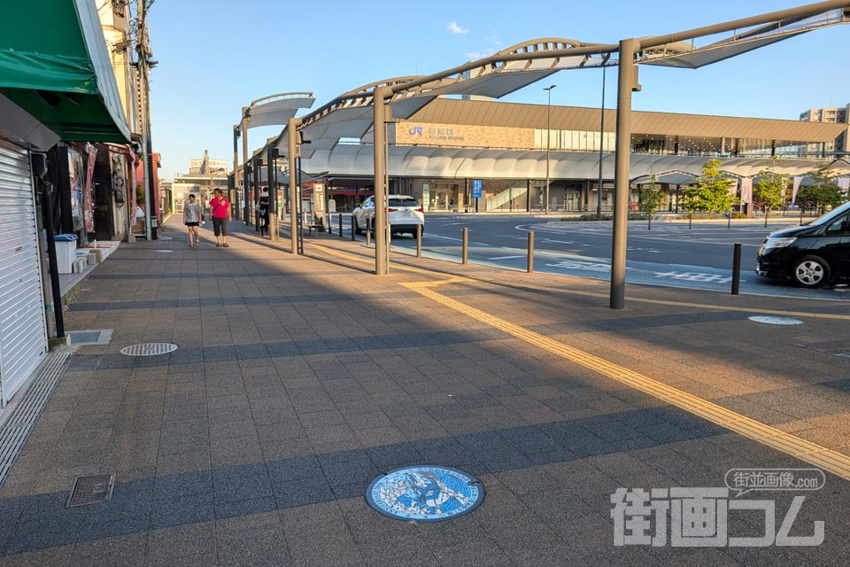 山口県岩国市B001マンホール蓋の設置場所